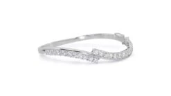 Dazzling 18k White Gold Bangle W/ 2.8 Carat Natural Diamonds IGI Certificate -Mode Bijouterie Magasin 33e6b0b1 cb09 4aa1 be7f 0d95ebf73a42 master