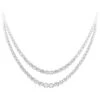 Roman Malakov 12.94 Carats Total Round Diamond Double Strand Tennis Necklace 1 Roman Malakov 12.94 Carats Total Round Diamond Double Strand Tennis Necklace -Mode Bijouterie Magasin 3495383 master