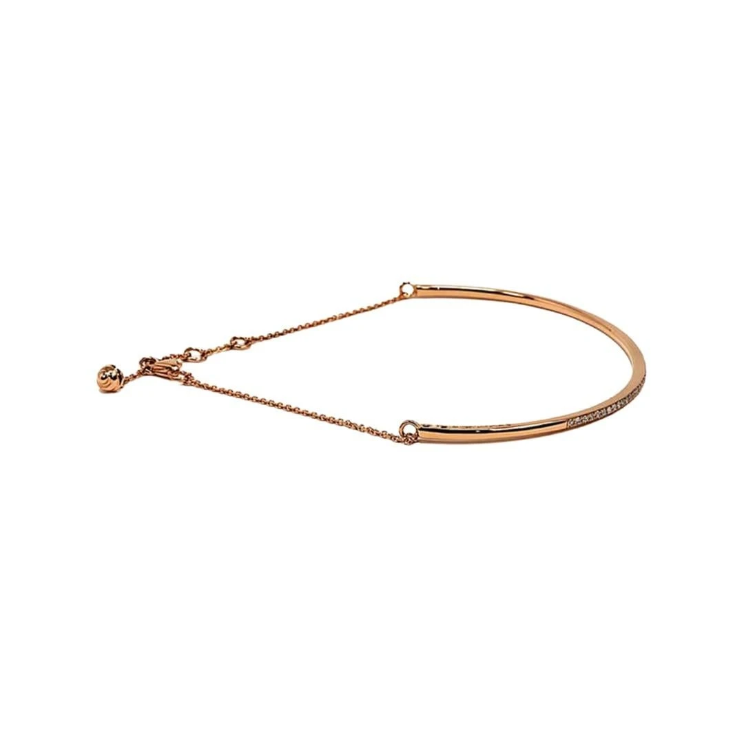 Unknown Bracelet Demi-rivière De Diamants En Or 18 Carats 8 Unknown Bracelet Demi-rivière De Diamants En Or 18 Carats – Image 6