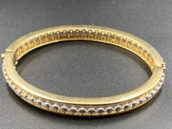 Unknown Rose Cut Diamond (3 Carats) Cuff Bracelet In 18k Gold -Mode Bijouterie Magasin 36812 master