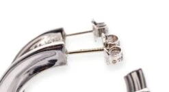 Tiffany & Co. Sterling Silver Large 1837 Flat Hoop Earrings Medium 16 Tiffany & Co. Sterling Silver Large 1837 Flat Hoop Earrings Medium -Mode Bijouterie Magasin 36910 master