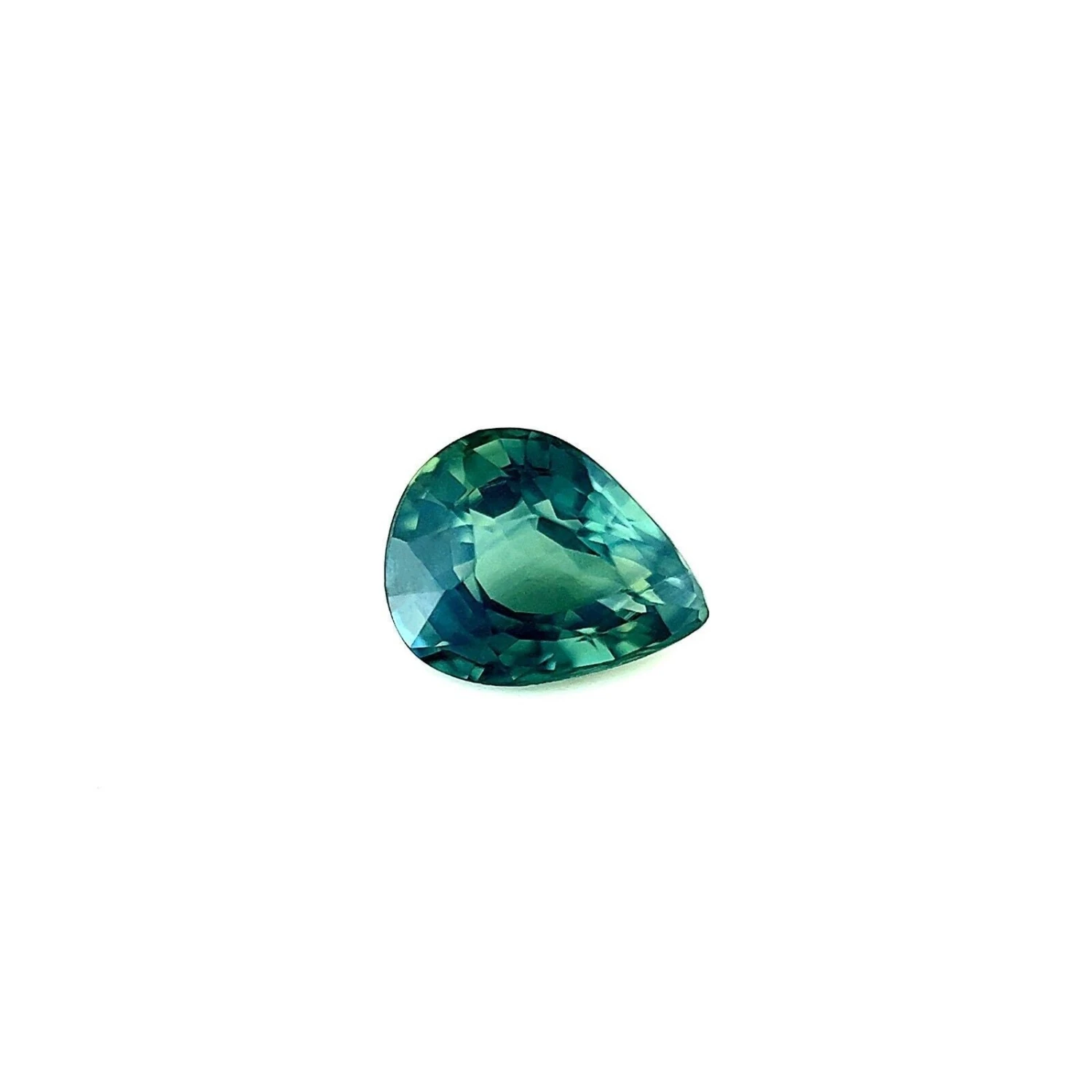 Natural Green Blue Sapphire Unique 0.76ct Australian Pear Teardrop Cut 3 Natural Green Blue Sapphire Unique 0.76ct Australian Pear Teardrop Cut