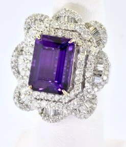 Unknown Impressive Contemporary White Diamond And Gem Amethyst Ring 22 Unknown Impressive Contemporary White Diamond And Gem Amethyst Ring -Mode Bijouterie Magasin 3752DF82 80CB 424D A244 BD9FD20277FA 1 201 a master