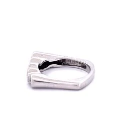 Unknown Unique 14k White Gold Five Diamond Ring 12 Unknown Unique 14k White Gold Five Diamond Ring -Mode Bijouterie Magasin 37638 master