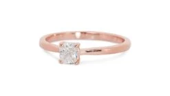 Dazzling 18k Rose Gold Solitaire Ring W/ 0.40ct Natural Diamonds AIG Certificate -Mode Bijouterie Magasin 37d17812 548d 4e22 a586 0048fe1d54e7 master