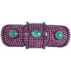 Emerald & Pave Ruby Long Ring 1 Emerald & Pave Ruby Long Ring -Mode Bijouterie Magasin 3802351 master