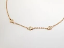 3 Stations Diamond By The Yard Bracelet 14 Karat Rose Gold 7 3 Stations Diamond By The Yard Bracelet 14 Karat Rose Gold -Mode Bijouterie Magasin 38265R 5 master