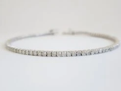 2.76 Carat Round Brilliant Natural Diamond Tennis Bracelet 14 Karat White Gold -Mode Bijouterie Magasin 39655 1 master