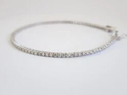 2.76 Carat Round Brilliant Natural Diamond Tennis Bracelet 14 Karat White Gold -Mode Bijouterie Magasin 39655 2 master