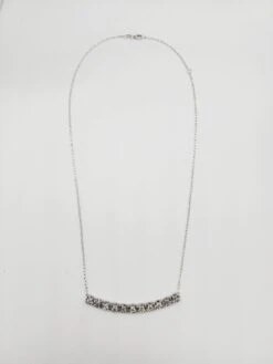 1.40 Carat Diamond Mini Illusion Necklace 14 Karat White Gold 18'' -Mode Bijouterie Magasin 39680 6 1686689043283 master