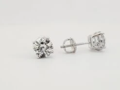2.24 Carat Natural Diamond Round Studs 12 2.24 Carat Natural Diamond Round Studs -Mode Bijouterie Magasin 39687 20 master