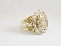 0.81 Carat Natural Diamond 14 Karat Yellow Gold Money Bag Ring -Mode Bijouterie Magasin 39700 27 master