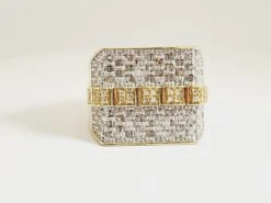 1.05 Carat Natural Diamond 14 Karat Yellow Gold Ring -Mode Bijouterie Magasin 39715 35 master