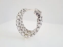 8.60 Carat Diamond Oval Hoops Earrings 14 Karat White Gold 19 8.60 Carat Diamond Oval Hoops Earrings 14 Karat White Gold -Mode Bijouterie Magasin 39729 8 master