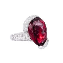 Wempe Ring With Rubelite 11.41 Ct -Mode Bijouterie Magasin 3B master