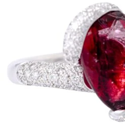 Wempe Ring With Rubelite 11.41 Ct -Mode Bijouterie Magasin 3E master