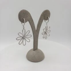 Roman Malakov 2.38 Carats Total Round Brilliant Diamond Flower Dangle Earrings -Mode Bijouterie Magasin 3 master 19