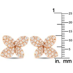 LB Exclusive 18K Rose Gold 1.0 Carat Diamond Earrings -Mode Bijouterie Magasin 3 master 21