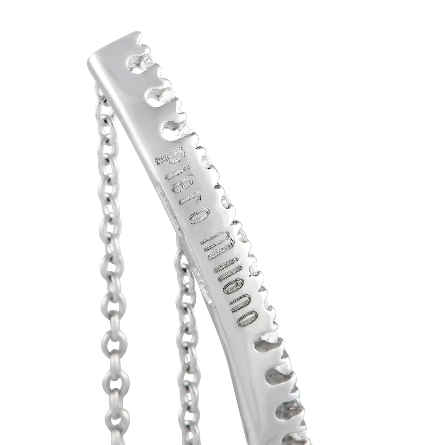 Piero Milano 18k White Gold 1.10 Carat Diamond Earrings 5 Piero Milano 18k White Gold 1.10 Carat Diamond Earrings – Image 3