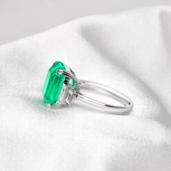 GRS 18K 7.34 Ct Colombia Emerald&Diamond Antique Art Deco Engagement Ring 25 GRS 18K 7.34 Ct Colombia Emerald&Diamond Antique Art Deco Engagement Ring -Mode Bijouterie Magasin 3 master 3