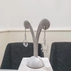 2.38 Carats Total Pear And Round Shape Diamond Open-Work Chandelier Earrings -Mode Bijouterie Magasin 3 master 30