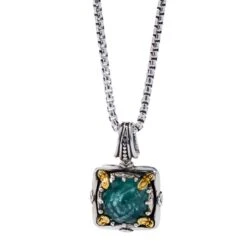 Konstantino Gen K Sterling Silver And 18k Gold Aventurine Pendant -Mode Bijouterie Magasin 3 master 33
