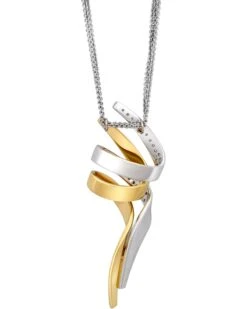 Piero Milano 18k Yellow Gold And 18k White Gold Diamond Necklace 8 Piero Milano 18k Yellow Gold And 18k White Gold Diamond Necklace -Mode Bijouterie Magasin 3 master 49