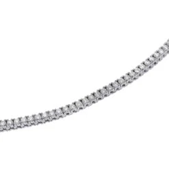 Tresorra 18k White Gold, Diamond 2.68 Carat Tw. Tennis Necklace 7 Tresorra 18k White Gold, Diamond 2.68 Carat Tw. Tennis Necklace -Mode Bijouterie Magasin 3 master 55