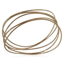Tiffany & Co. Elsa Peretti 5 Row Wave Bangle In 18k Yellow Gold -Mode Bijouterie Magasin 3 master 69