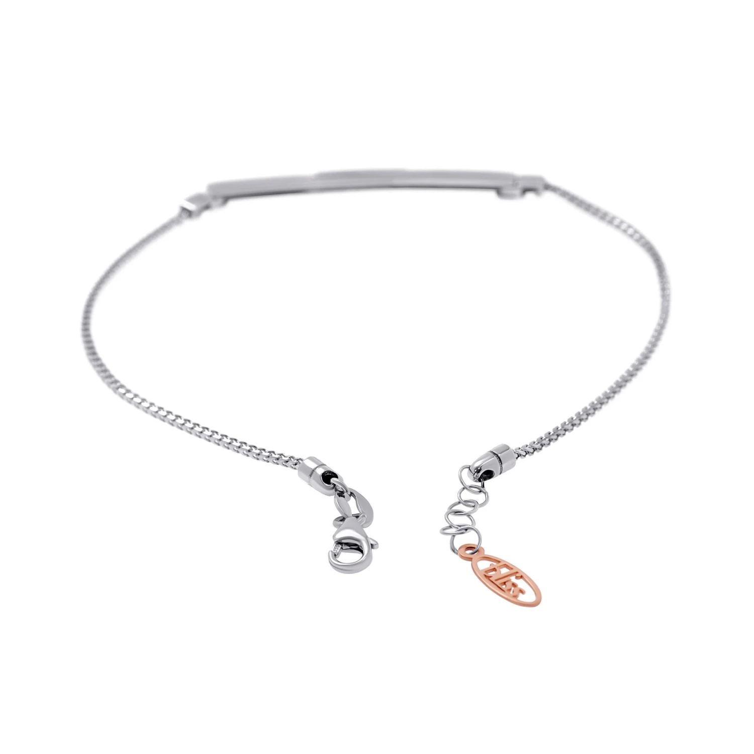 Bliss By Damiani 18k White And Rose Gold Diamond Chain Bracelet 5 Bliss By Damiani 18k White And Rose Gold Diamond Chain Bracelet – Image 3
