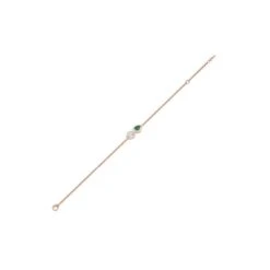 Unknown Emerald & Diamond Dual Tone Bracelet In 18 Karat Gold 10 Unknown Emerald & Diamond Dual Tone Bracelet In 18 Karat Gold -Mode Bijouterie Magasin 3 master 88