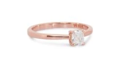 Dazzling 18k Rose Gold Solitaire Ring W/ 0.40ct Natural Diamonds AIG Certificate -Mode Bijouterie Magasin 3fe4a07e 87aa 4f4d 8308 1af8e1b82130 master