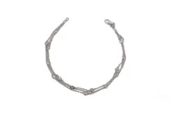 0.80 Carats Triple-Row Diamond Station Yellow Gold Bracelet 14 Karat 9 0.80 Carats Triple-Row Diamond Station Yellow Gold Bracelet 14 Karat -Mode Bijouterie Magasin 3wg master