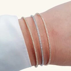 Unknown Bracelet Demi-rivière De Diamants En Or 18 Carats 25 Unknown Bracelet Demi-rivière De Diamants En Or 18 Carats -Mode Bijouterie Magasin 41 master