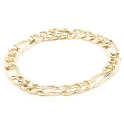Unknown 14 Karat Yellow Gold Figaro Link Bracelet -Mode Bijouterie Magasin 440 939 4 master