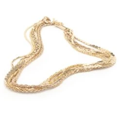 Unknown 14 Karat Yellow Gold Five Row Bracelet 9 Unknown 14 Karat Yellow Gold Five Row Bracelet -Mode Bijouterie Magasin 440 959 4 master