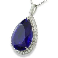 38.31 Carat Tanzanite AAAA Quality 1.67 Carat Diamonds Pendant 950-Platinum 9 38.31 Carat Tanzanite AAAA Quality 1.67 Carat Diamonds Pendant 950-Platinum -Mode Bijouterie Magasin 47194 kostbarer edelstein sicher online kaufen 1 master
