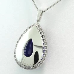 38.31 Carat Tanzanite AAAA Quality 1.67 Carat Diamonds Pendant 950-Platinum 11 38.31 Carat Tanzanite AAAA Quality 1.67 Carat Diamonds Pendant 950-Platinum -Mode Bijouterie Magasin 47194 master