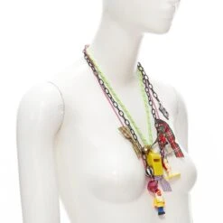 Unknown N2 LES NEREIDES Colorful Gnomes Plaid Ribbons Harajuku Necklace Bracelet 17 Unknown N2 LES NEREIDES Colorful Gnomes Plaid Ribbons Harajuku Necklace Bracelet -Mode Bijouterie Magasin 4 master 60