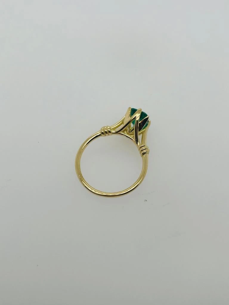 2ct Emerald Cut Engagement Ring In 18ct Yellow Gold 12 2ct Emerald Cut Engagement Ring In 18ct Yellow Gold – Image 10