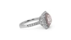 Captivating 18k White Gold Halo Ring With 1.86 Ct Natural Pink Diamonds GIA Cert -Mode Bijouterie Magasin 51489256 f6be 49ad a593 319e8f72004f master