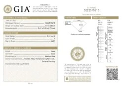 GIA Certified 2.09 Carat Diamond Pendant Necklace 18 Karat White Gold 10 GIA Certified 2.09 Carat Diamond Pendant Necklace 18 Karat White Gold -Mode Bijouterie Magasin 5222515615 master