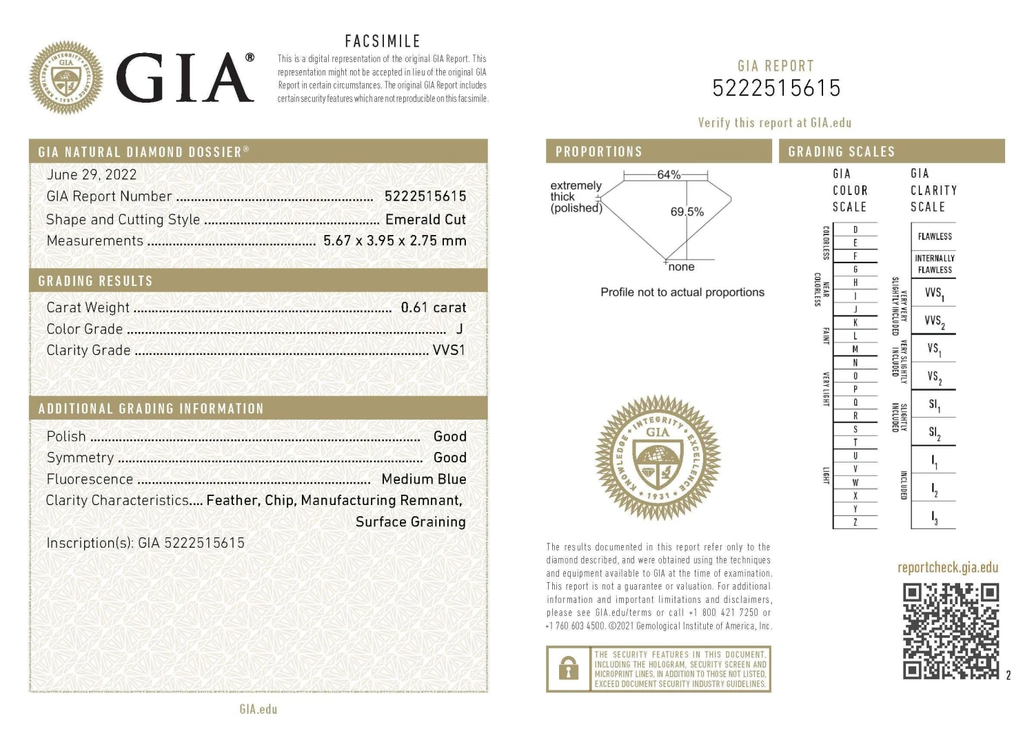 GIA Certified 2.09 Carat Diamond Pendant Necklace 18 Karat White Gold 6 GIA Certified 2.09 Carat Diamond Pendant Necklace 18 Karat White Gold – Image 4