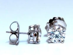Unknown GIA Certified 3.10ct Natural Round Diamond Stud Earrings 14 Karat Ex LAB Created 10 Unknown GIA Certified 3.10ct Natural Round Diamond Stud Earrings 14 Karat Ex LAB Created -Mode Bijouterie Magasin 5638 2 master