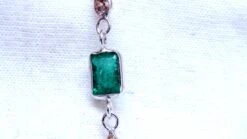 Unknown 18.50 Carat Natural Emeralds Diamonds Yard Necklace 14 Karat -Mode Bijouterie Magasin 5661 10 master