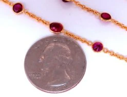 Unknown 16 Carat Natural Ruby Sapphire Yard Necklace 14 Karat Gold -Mode Bijouterie Magasin 5671 3 master