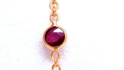 Unknown 16 Carat Natural Ruby Sapphire Yard Necklace 14 Karat Gold -Mode Bijouterie Magasin 5671 6 master