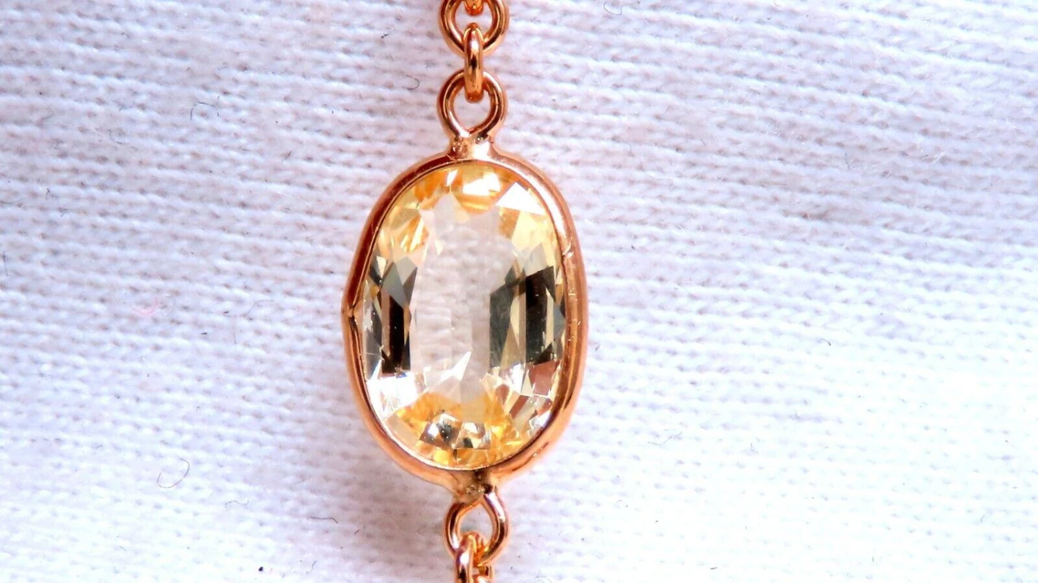 Unknown 15 Carat Natural Sapphire Aquamarine Amethyst Yard Necklace 14kt Gold 8 Unknown 15 Carat Natural Sapphire Aquamarine Amethyst Yard Necklace 14kt Gold – Image 6