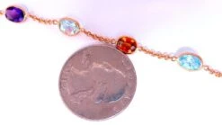 Unknown 15 Carat Natural Sapphire Aquamarine Amethyst Yard Necklace 14kt Gold 19 Unknown 15 Carat Natural Sapphire Aquamarine Amethyst Yard Necklace 14kt Gold -Mode Bijouterie Magasin 5672 9 master