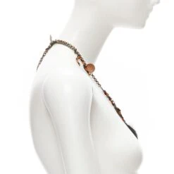 Unknown MEDICINE DOUCE PARIS Leopard Trim Copper-tone Necklace Fur Ring Set 17 Unknown MEDICINE DOUCE PARIS Leopard Trim Copper-tone Necklace Fur Ring Set -Mode Bijouterie Magasin 5 master 22